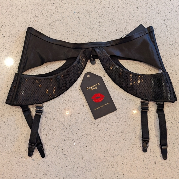 Honey Birdette Carla suspender size S - Picture 1 of 3